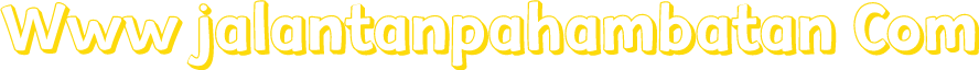 Www jalantanpahambatan Com